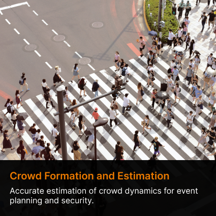 Crowd Formation & Estimation Detection