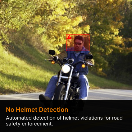 No helmet detection system