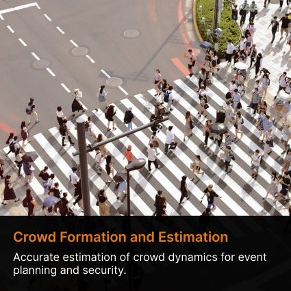 Crowd Formation Estimation Detection