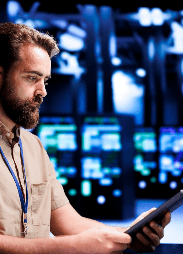 AI-driven datacentre monitoring identifying access anomalies, smoke, leakage, and operational events to deliver real-time intelligence.