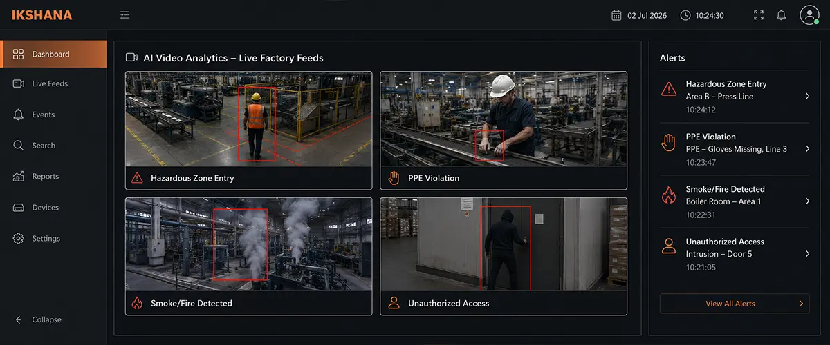 How Does AI Video Analytics Change Manufacturing Security