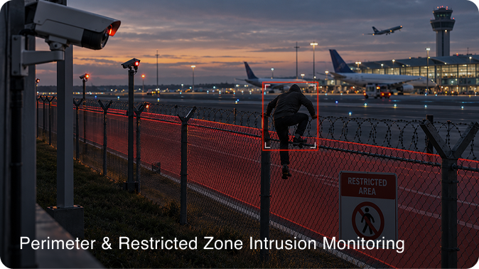Perimeter & Restricted Zone Intrusion Monitoring